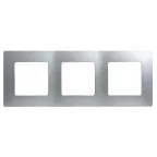 ETIKA Рамка 3 поста алюминий