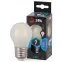 Лампа светодиодная филаментная F-LED P45-7W-840-E27 frost (филамент, шар мат., 7Вт, нейтр, E27 (10/100/3000)