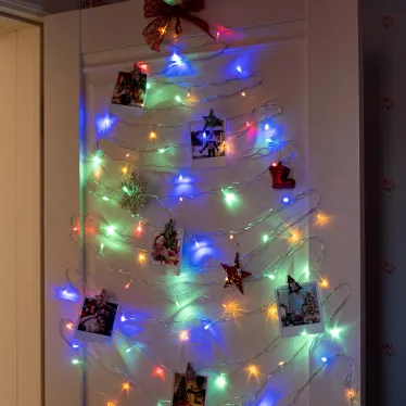 Гирлянда "Твинкл Лайт" 10 м, прозрачный ПВХ, 80 LED, цвет Мультиколор | 303-189 | NEON-NIGHT