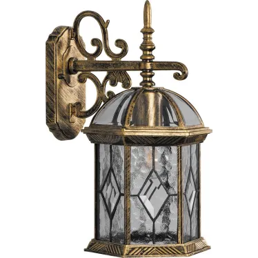 Светильник НБУ-60w вниз Е27 IP44 черное золото