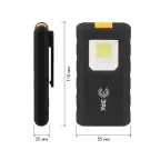 Фонарь светодиодный Рабочие Практик RB-707 на батарейках, магнит, клипса - держатель