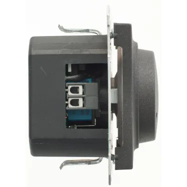 W59 Светорегулятор скрытый без рамки 300ВТ черный бархат