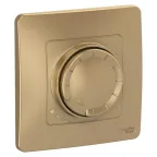 BLANCA скрытой установки светорегулятор (диммер) поворотно-нажимной 400вт, титан