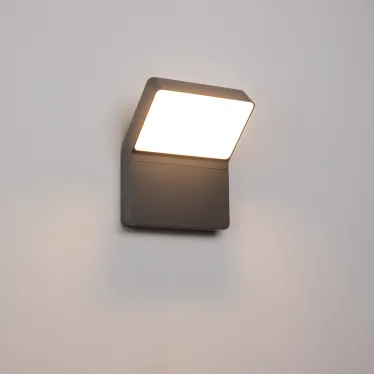 Светильник LGD-ECRAN-WALL-9W Warm3000 (GR, 108 deg, 230V) (Arlight, IP65 Металл, 3 года) | 029989 | Arlight