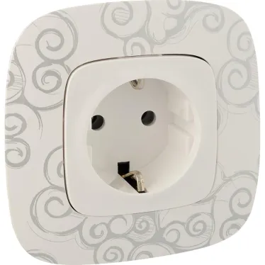 Valena ALLURE Рамка 1 пост Нарцисс хром универсальная