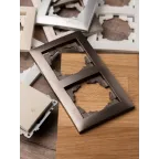 Валенсия Рамка 2-местная графит