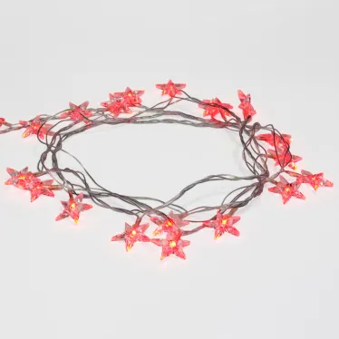Гирлянда светодиодная "Звездочки" 20 LED КРАСНЫЕ 2,8 метра | 303-034 | NEON-NIGHT