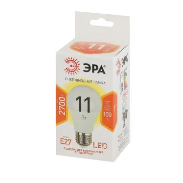 Лампа светодиодная LED 11 Вт 880Лм 2700К груша теплый E27 170-265В LED A60-11W-827-E27 Standart