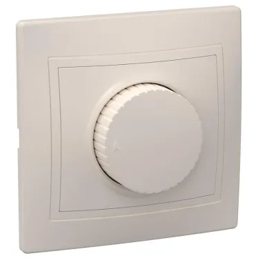 КВАРТА Светорегулятор поворотный бежевый