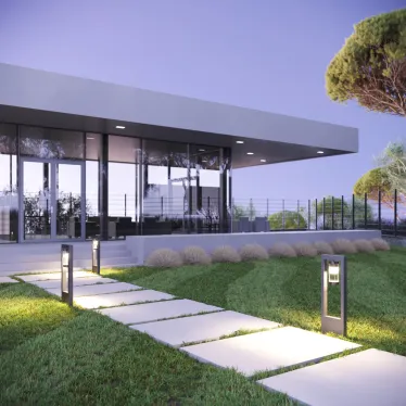 Светильник садово-парковый Clio столб 14.2*50cm, 170-240V / 50Hz, 1xE27, Max.60W, IP54 | GD019 | Gauss