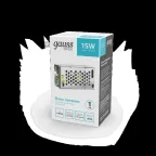 Блок питания для светодиодной ленты 15 Вт AC 176-264В Uвых 12В IP20 70х39х31мм Basic Gauss