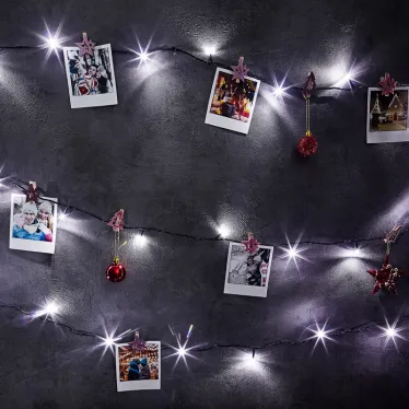 Гирлянда "Твинкл Лайт" 6 м, темно-зеленый ПВХ, 40 LED, цвет белый | 303-025 | NEON-NIGHT