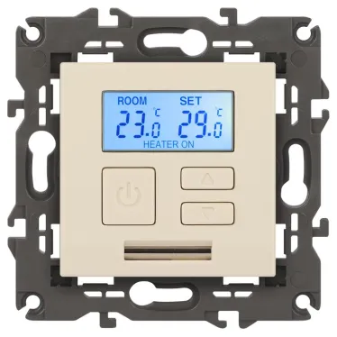 Терморегулятор универс.230В-Imax16А, Эра Elegance, сл.кость, 14-4111-02