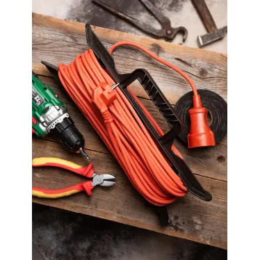 Удлинитель на рамке 'Зевс 2.0' 20м с заземлением ПВС 3x1.0 16А/3.5кВт PROxima