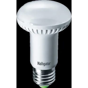 Лампа светодиодная LED зеркальная 8вт E27 R63 белая