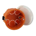 Коробка распаячная KRP 80х40мм для полых стен пласт. лапки, крышка IP20 (175/1575)