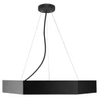 Светильник LED Geometria Hexagon SPO-121-B-40K-038 38Вт 4000K 4000Лм IP40 600*80 черный подвесной драйвер внутри