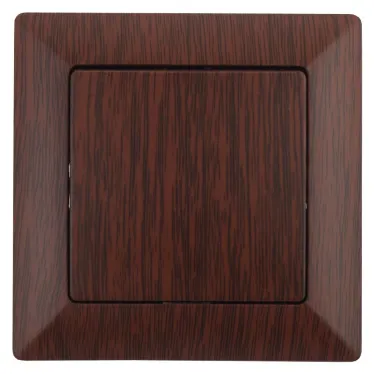 Выключатель Intro Solo 4-101-10 одноклавишный 10А-250В, IP20, СУ, венге