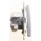 W59 Переключатель одноклавишный, 10АХ, механизм, шампань