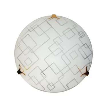 Светильник НПБ 01-2х60-139 М16 Оазис 300 мат.бел./клипсы золото ИУ