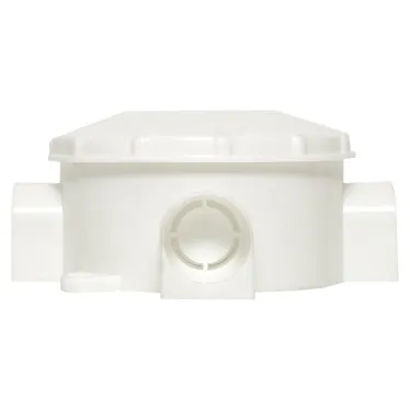 Коробка распаячная КМР-040-040 трехрожковая белая (70х35) PROxima