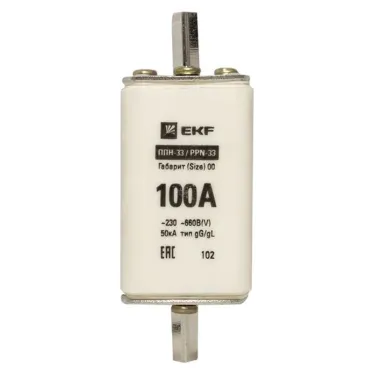 Вставка плавкая ППН-33 160/100А габарит 00