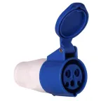 Розетка кабельная 16А 2Р+Е IP44 переносная 220В