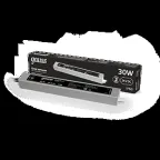 Блок питания для светодиодной ленты 30 Вт AC 100-264В Uвых 24В IP66 220х30х20мм Black Gauss