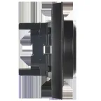 BRITE Розетка 2-ая с заземлением со шторками 16А в сборе РСш12-3-БрЧ черный | BR-R24-16-K02-F | IEK