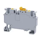 Клемма с ножевым размыкателем push-in 4 кв.мм OptiClip CPK-4-MT-N-I-серый