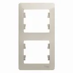 GLOSSA рамка 2-постовая вертикальная молочный