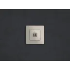 ETIKA Зарядное устройство с двумя USBразьемами 240В/5В 2400мА слоновая кость