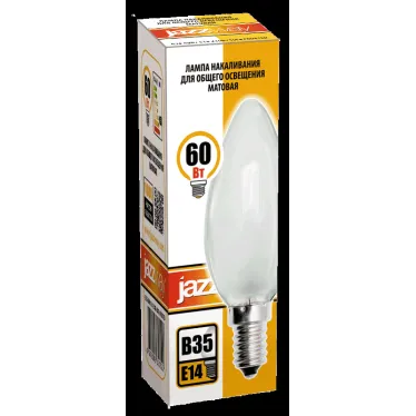 Лампа накаливания B35 240V 60W E14 frosted