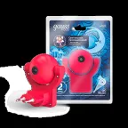 Светильник ночник розеточный 0.5 Вт Розовый IP20 с фиксированной проекцией и датчиком освещённости MOOD Gauss