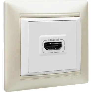 VALENA Рамка 1 пост жемчужная