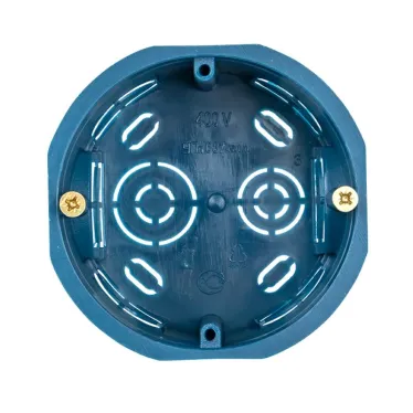 Коробка установочная КМТ-010-033 для твердых стен (71х45) с саморезами IP20 розничный стикер PROxima