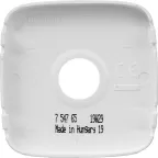 Valena ALLURE Лицевая панель для розеток ТВ Белая