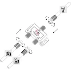 Делитель ТВ Simple DS-F-01 2 ответвления под F разъём 5-1000 МГц