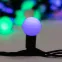 Гирлянда "Мультишарики" Ø23 мм, 10 м, черный ПВХ, 80 диодов, цвет RGB | 303-519 | NEON-NIGHT
