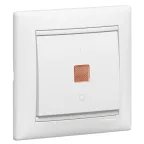 VALENA Рамка 1 пост горизонтальная белая