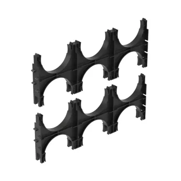 Держатель расстояния (кластер) для двустенных трубс фиксацией, д.110мм, тройной