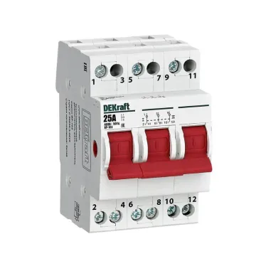 Выключатель-разъединитель трехпозиционный 3P 25A ВР-103