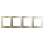 Рамка на 4 поста, Эра12, шампань, 12-5004-04
