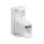 Компьютерная розетка "Белое облако" "Avanti" RJ-45 модульная, кат. 6, 1 мод | 4400291 | DKC