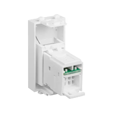 Компьютерная розетка "Белое облако" "Avanti" RJ-45 модульная, кат. 6, 1 мод | 4400291 | DKC