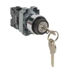 Переключатель BG61 2P с замком возвратный NO