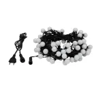 Гирлянда "Мультишарики" Ø23 мм, 10 м, черный ПВХ, 80 диодов, цвет белый | 303-515 | NEON-NIGHT