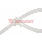 хомут-стяжка нейлоновая многоразовая 200x7,5 мм, белая, (1уп - 100шт), REXANT