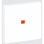 Connect Клавиша с индикатором для выключателя К302 45х45мм алюминий