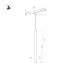 Светильник MAG-ORIENT-STICK-HANG-R20-3W Day4000 (BK, 180 deg, 48V) (Arlight, IP20 Металл, 5 лет) | 036541(1) | Arlight